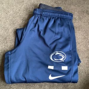Nike Dri-Fit Navy Penn State Sweatpants Size Large
